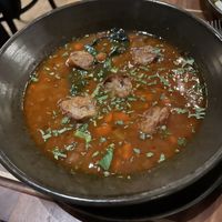 Bean stew  at Twelvemonth in Burlingame