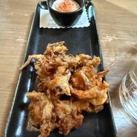Crispy maitake mushrooms at Twelvemonth in Burlingame