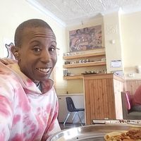 My face says it all! at Little Africa in Grand Rapids