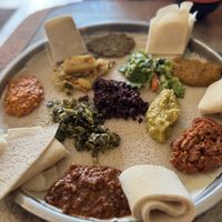 Group platter  at Little Africa in Grand Rapids