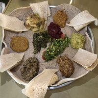 Platter for four at Little Africa in Grand Rapids