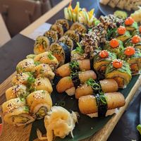 Sushi boat at Saisho in Abu Dhabi