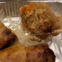 Giant spring noodles   at Cafe Isan - JVC in Dubai