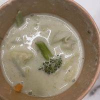 Green curry veg as it served with no tofu   at Cafe Isan - JVC in Dubai