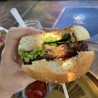 Crunchy bean Patty   at Axul Cafe in Concepcion De Ataco