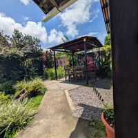 Sitting area at Axul Cafe in Concepcion De Ataco