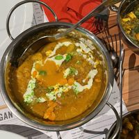 vegetable korma  at Vegan India - Gloucester Rd in Bristol