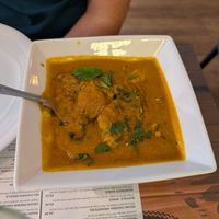 Non-chicken cylon at Vegan India - Gloucester Rd in Bristol