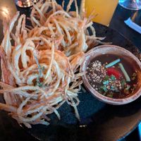 Papaya fritters at Lao Lao Bar in Toronto