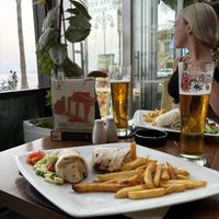   at Panos Steak House in Larnaca