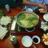 Vegan hotpot at Toàn Mán Restaurant  in Ta Van