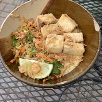 Lime tofu curry   at MAZU in Yellow Springs
