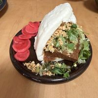 Steamed bun  at MAZU in Yellow Springs