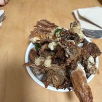 Fried mushrooms   at MAZU in Yellow Springs