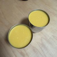 Mango lassi  at MAZU in Yellow Springs