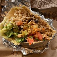 Burrito with sofritas vegan meat  at Chipotle - CF Rideau Centre in Ottawa