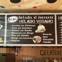 Vegan Menu  at Rocambolesc Heladería in Pisac