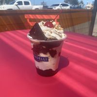 Vegan ice cream sundae   at Ghirardelli in San Francisco