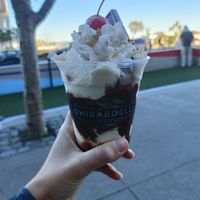 Hot fudge sundae at Ghirardelli in San Francisco