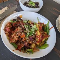 Comfort blanket bowl at CoCre Cafe in Augusta