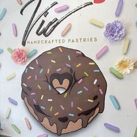 Mural inside   at Vio Handcrafted Pastries in Vacaville