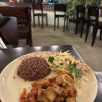 Tofu with rice  at An Ơi Cafe & Bakery in Con Dao