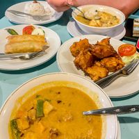 curries, spring rolls, veggie Pattie's  at Warung Green Chili  in 