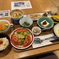 Vegan Breakfast: Day 2 of 2 (with okayu and miso soup) at Kadar Terrace Kindaichi - カダルテラス金田一 in Ninohe