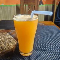 Carrot juice at Dushan's Home Kitchen in Nuwara Eliya