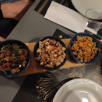 Salat, Baby Auberginen und Oliven at Le Cédre  in Konstanz