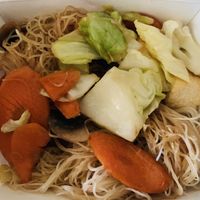 Fried rice noodles at Burma Garden in Bloomington