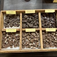 Chocolate samples (top row vegan)   at Alluvia Chocolate Hoi An in Hoi An