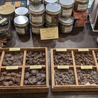 Vegan chocolate samples at Alluvia Chocolate Hoi An in Hoi An