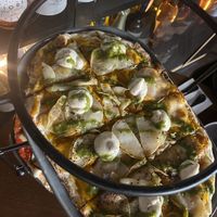 Potato pizza  at Flour Child in St Kilda