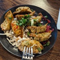 Veggie Gyozas at Frog XVI in Paris