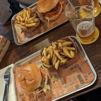 Falafel Smash Burger at Frog XVI in Paris