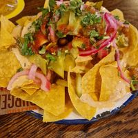 Vegan nachos at Frog XVI in Paris