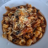 Orecchiette Boscaiola (minus plant based sausage) at Bin 100 Restaurant in Milford