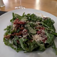 "Prosciutto" arugula salad. at Bin 100 Restaurant in Milford