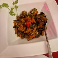 Aubergine masala at Yak & Yeti in Beeston
