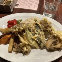 Maitake tempura  at Love For All in Kanazawa