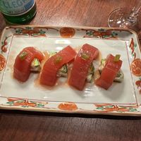 Vegan tuna with avocado and cucumber  at Love For All in Kanazawa