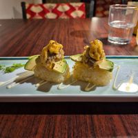 Spicy tuna sushi - incredible!!! at Love For All in Kanazawa