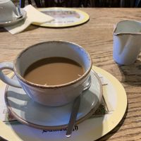 Americano with Soy Milk  at The Copper Kettle in Bamburgh