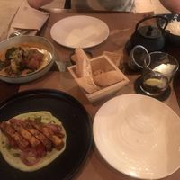 Thai curry & potato sticks at Baobab Soul Kitchen & Bar in Alicante