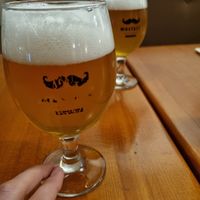 Beer local at Bistro de l'Arte in Brasov