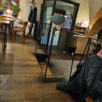 Decor inside at Bistro de l'Arte in Brasov