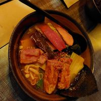 Spicy vegan fotu ramen at Takumi Tonkotsu Ramen GLÒRIES in Barcelona