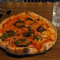 Glasses for comparison, it is huge. at Barentz Gastropub in Longyearbyen