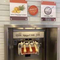 Dole Pineapple Sorbet 😚  at Yogurt Mill - Pelandale Av in Modesto